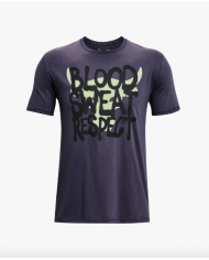 POLERA UNDER ARMOUR HOMBRE PROJECT ROCK BULL NEGRO