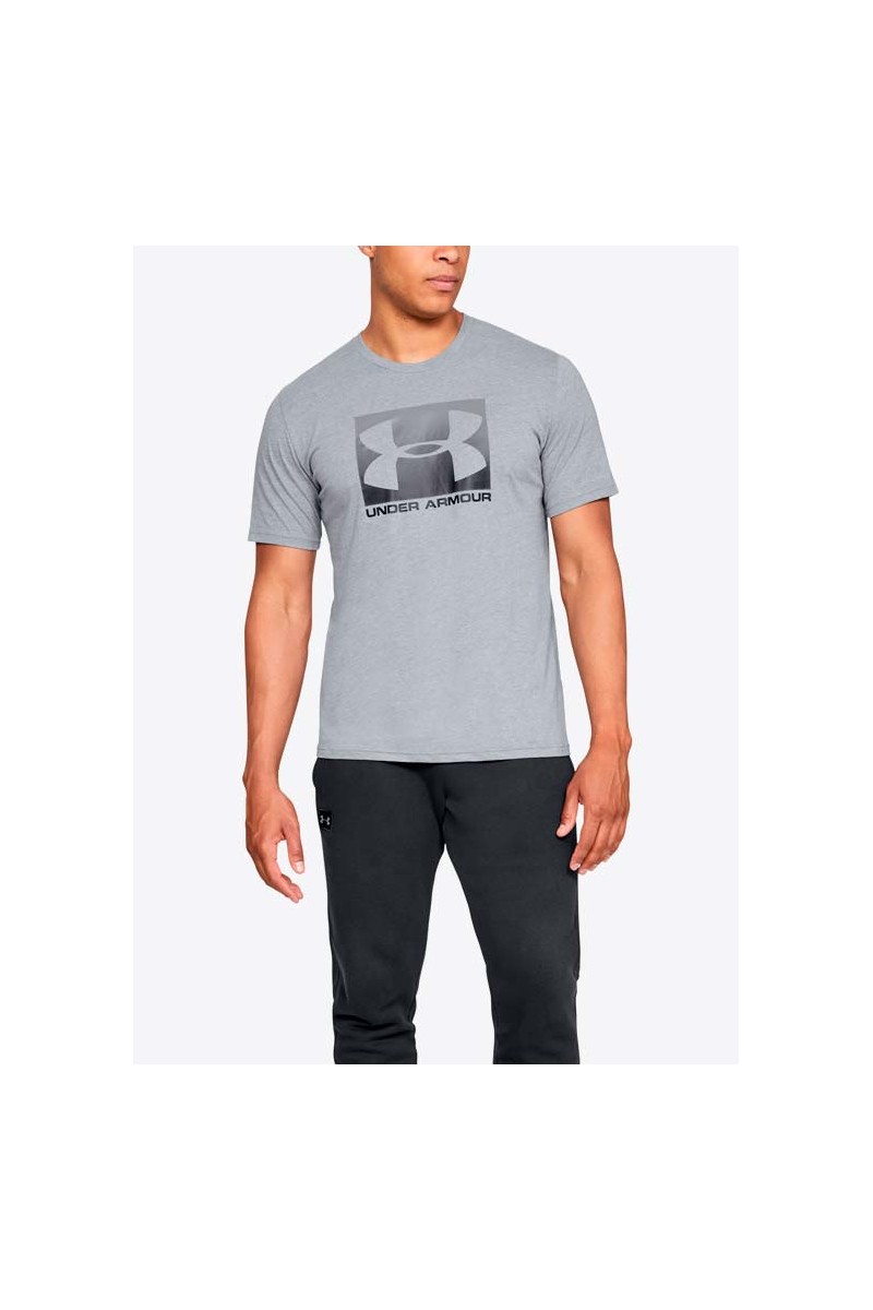 POLERA UNDER ARMOUR HOMBRE GRIS