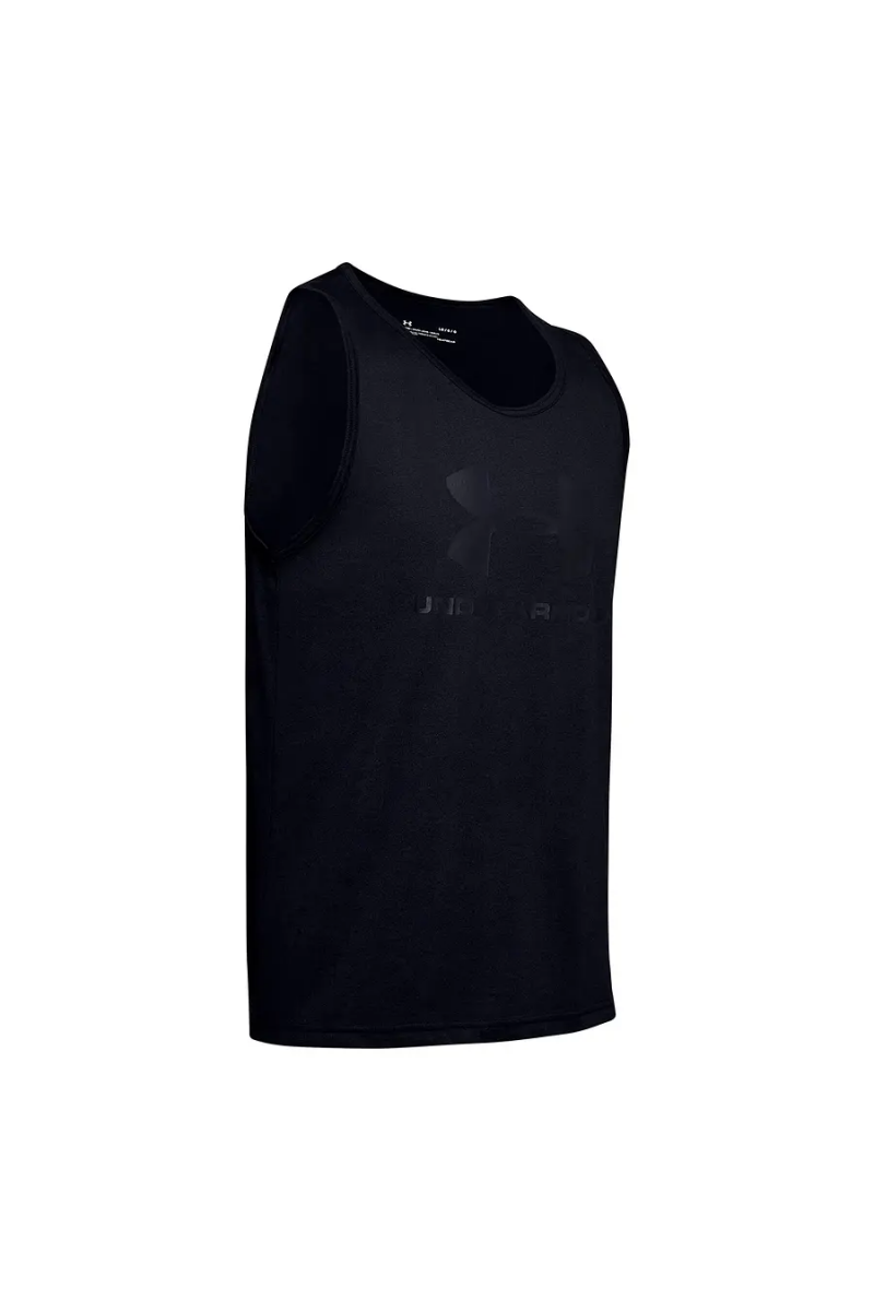 POLERA UNDER ARMOUR HOMBRE SPORTSTYLE LOGO NEGRO