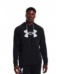 POLERÓN UNDER ARMOUR HOMBRE RIVAL TERRY FULL ZIP NEGRO