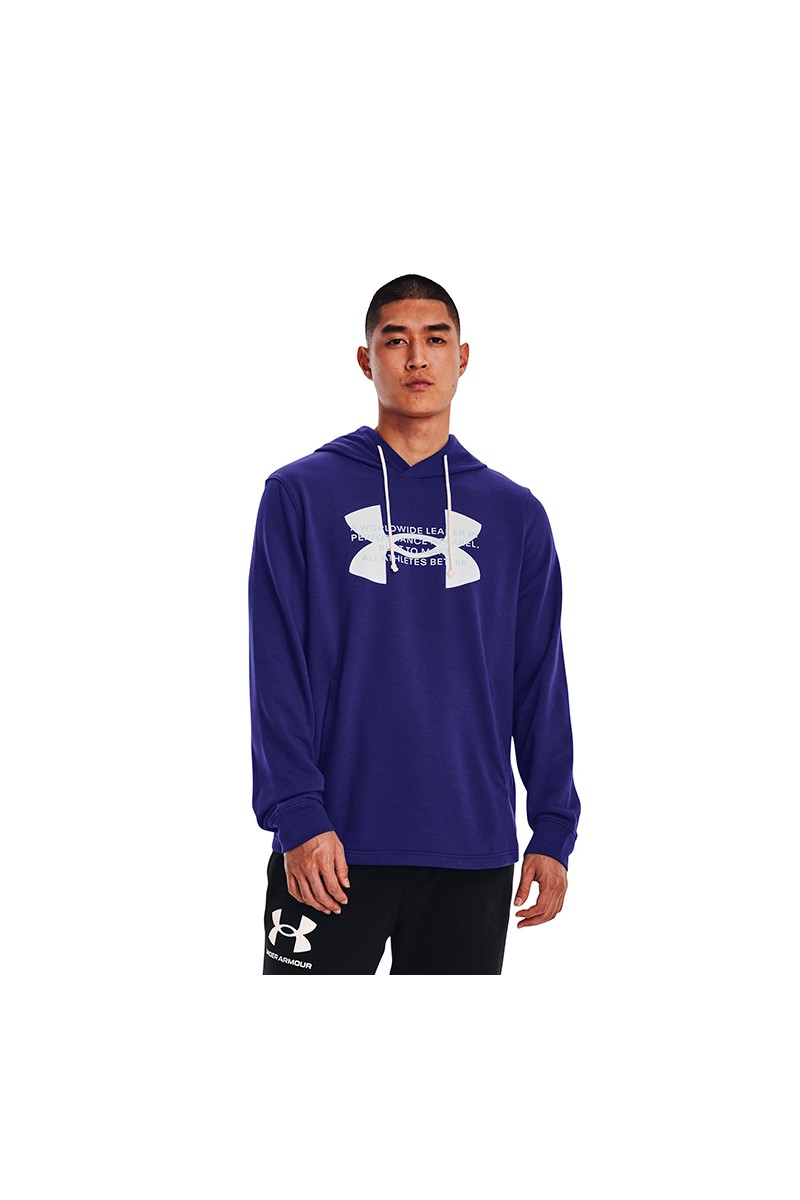 POLERÓN UNDER ARMOUR HOMBRE RIVAL TERRY AZUL POLERÓN UNDER ARMOUR HOMBRE RIVAL TERRY AZUL