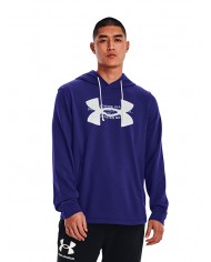 POLERÓN UNDER ARMOUR HOMBRE RIVAL WORDMARK NEGRO