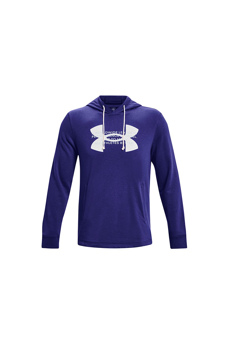 POLERÓN UNDER ARMOUR HOMBRE RIVAL TERRY AZUL POLERÓN UNDER ARMOUR HOMBRE RIVAL TERRY AZUL