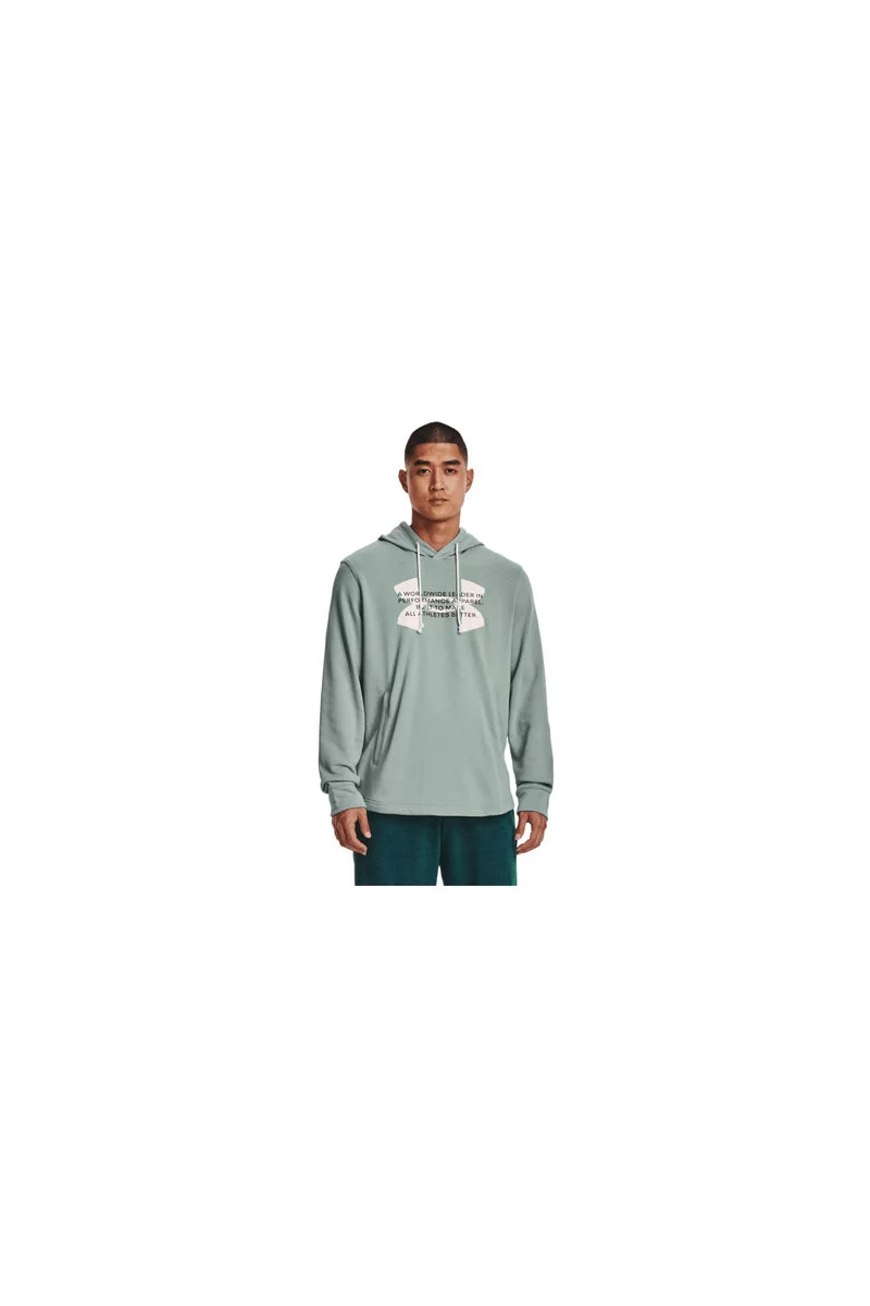 POLERÓN UNDER ARMOUR HOMBRE RIVAL TERRY GRIS POLERÓN UNDER ARMOUR HOMBRE RIVAL TERRY GRIS