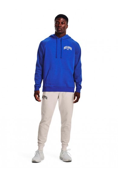 POLERÓN UNDER ARMOUR HOMBRE RIVAL WORDMARK AZUL