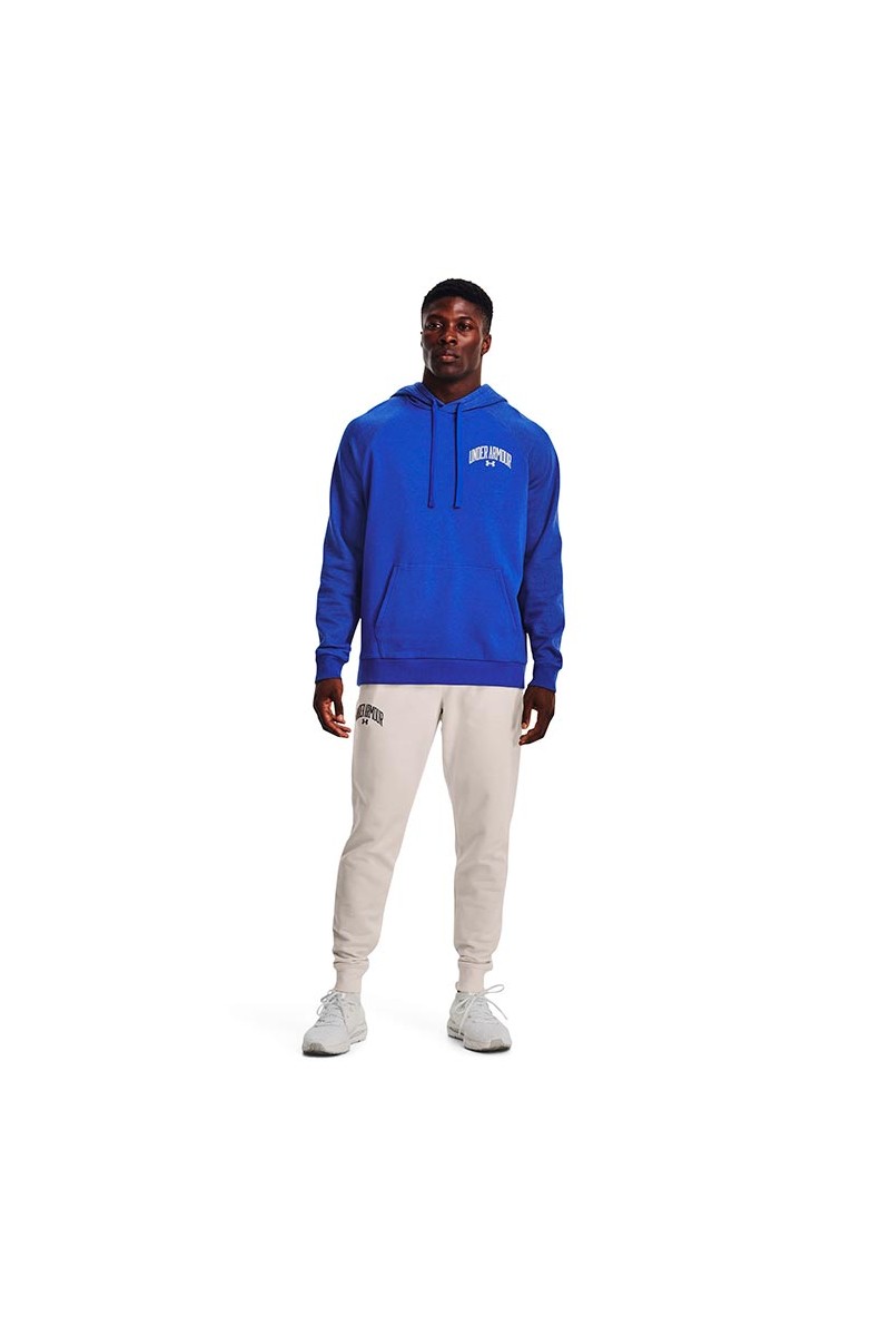 POLERÓN UNDER ARMOUR HOMBRE RIVAL WORDMARK AZUL POLERÓN UNDER ARMOUR HOMBRE RIVAL WORDMARK AZUL