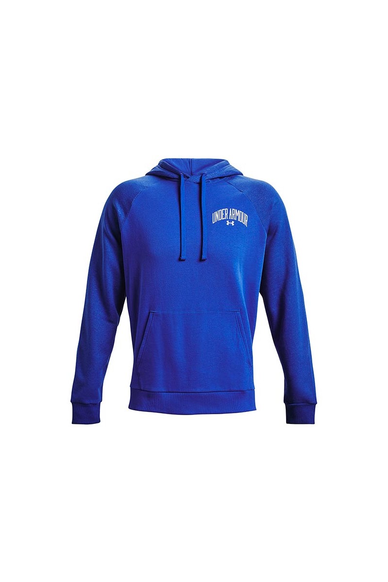 POLERÓN UNDER ARMOUR HOMBRE RIVAL WORDMARK AZUL POLERÓN UNDER ARMOUR HOMBRE RIVAL WORDMARK AZUL