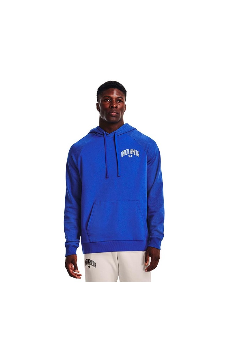 POLERÓN UNDER ARMOUR HOMBRE RIVAL WORDMARK AZUL POLERÓN UNDER ARMOUR HOMBRE RIVAL WORDMARK AZUL