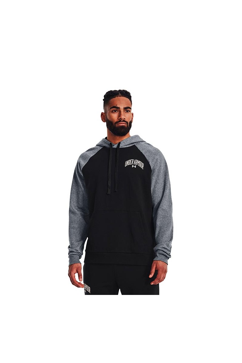 POLERÓN UNDER ARMOUR HOMBRE RIVAL WORDMARK NEGRO POLERÓN UNDER ARMOUR HOMBRE RIVAL WORDMARK NEGRO