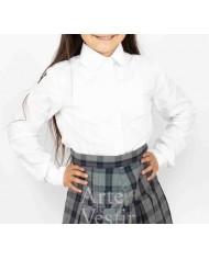 PANTALÓN MUJER GRIS BOLSILLO PARCHE ESCOLAR