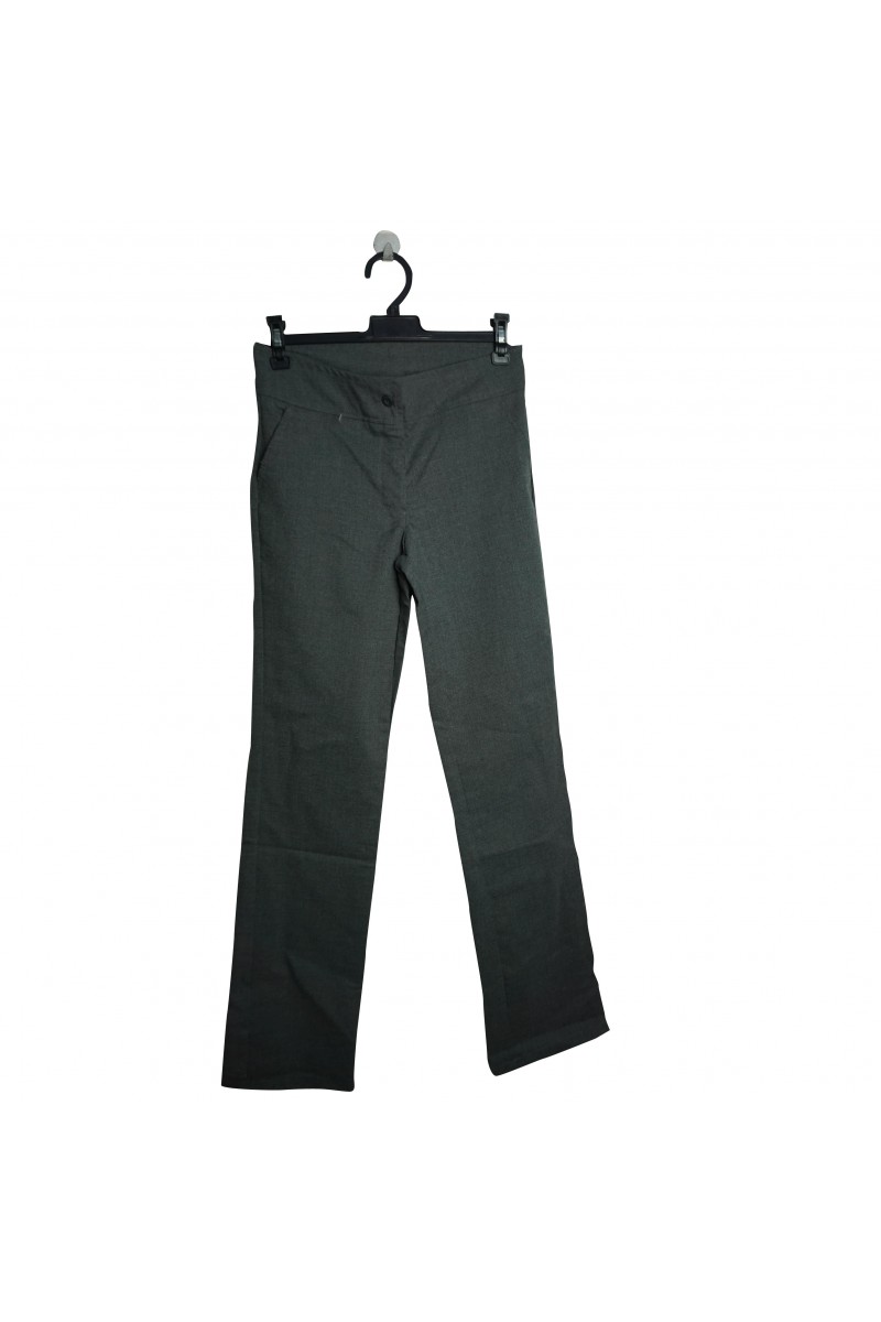 PANTALÓN MUJER GRIS BOLSILLO PARCHE ESCOLAR PANTALÓN MUJER GRIS BOLSILLO PARCHE ESCOLAR