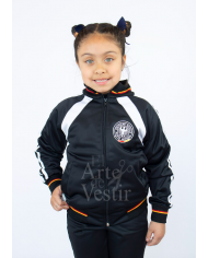 POLERÓN BUZO ALEMÁN ALGODÓN NEGRO HOMBRE