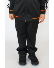 PANTALÓN BUZO ALEMÁN ALGODÓN NEGRO MUJER