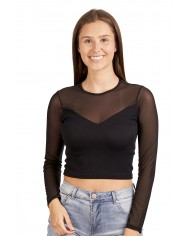 POLERA ARYA MUJER CIARA PRINT ROUND NECK