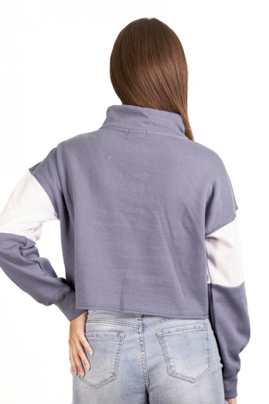 POLERÓN ARYA MUJER CINDY AZUL PIEDRA