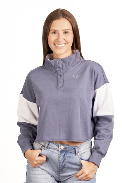 POLERÓN ARYA MUJER CINDY AZUL PIEDRA