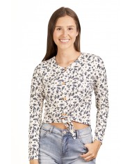 POLERA ARYA MUJER CARMEN NEGRO