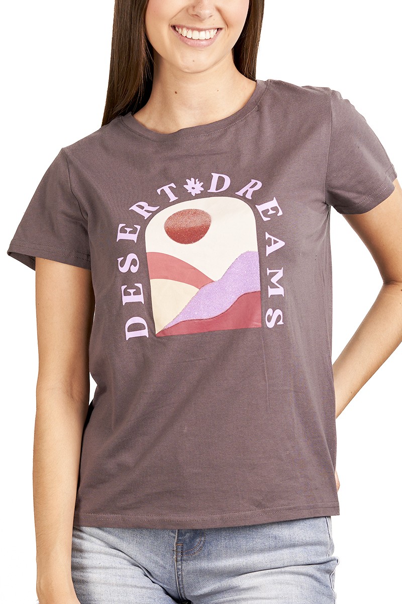 POLERA ARYA MUJER MANDY DISEÑO LILA POLERA ARYA MUJER MANDY DISEÑO LILA