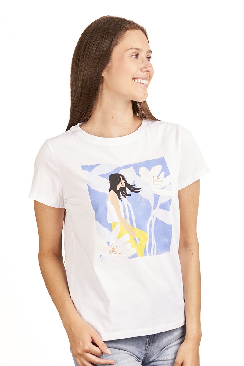 POLERA INNOCENTI MUJER MAGDA DISEÑO CELESTE POLERA INNOCENTI MUJER MAGDA DISEÑO CELESTE