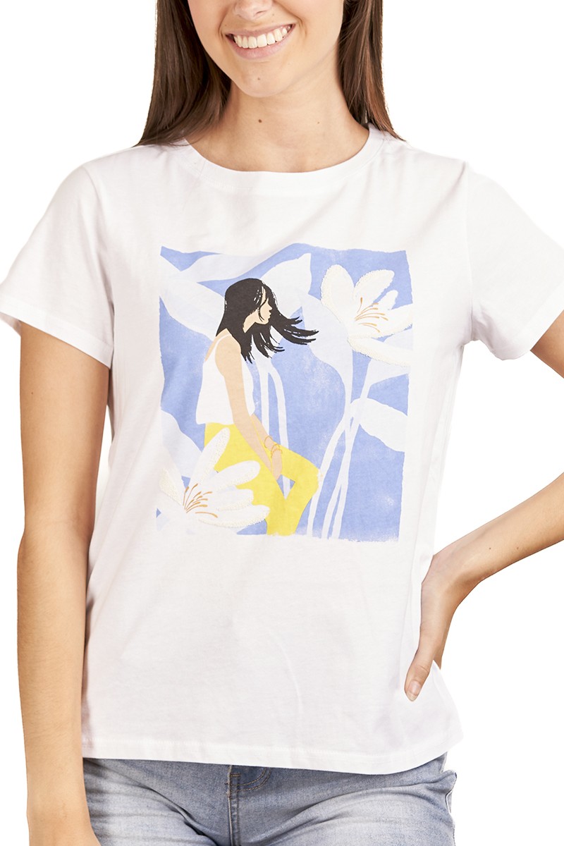 POLERA INNOCENTI MUJER MAGDA DISEÑO CELESTE POLERA INNOCENTI MUJER MAGDA DISEÑO CELESTE