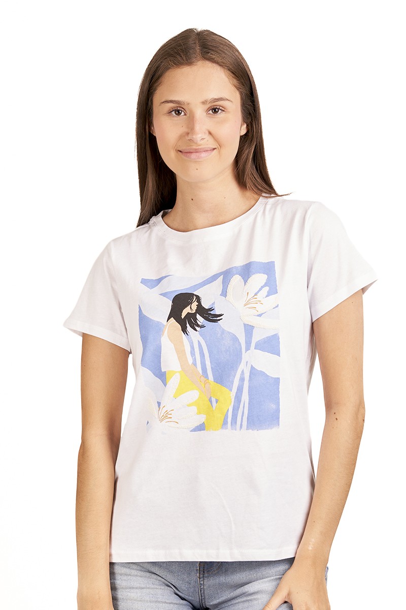 POLERA INNOCENTI MUJER MAGDA DISEÑO CELESTE POLERA INNOCENTI MUJER MAGDA DISEÑO CELESTE