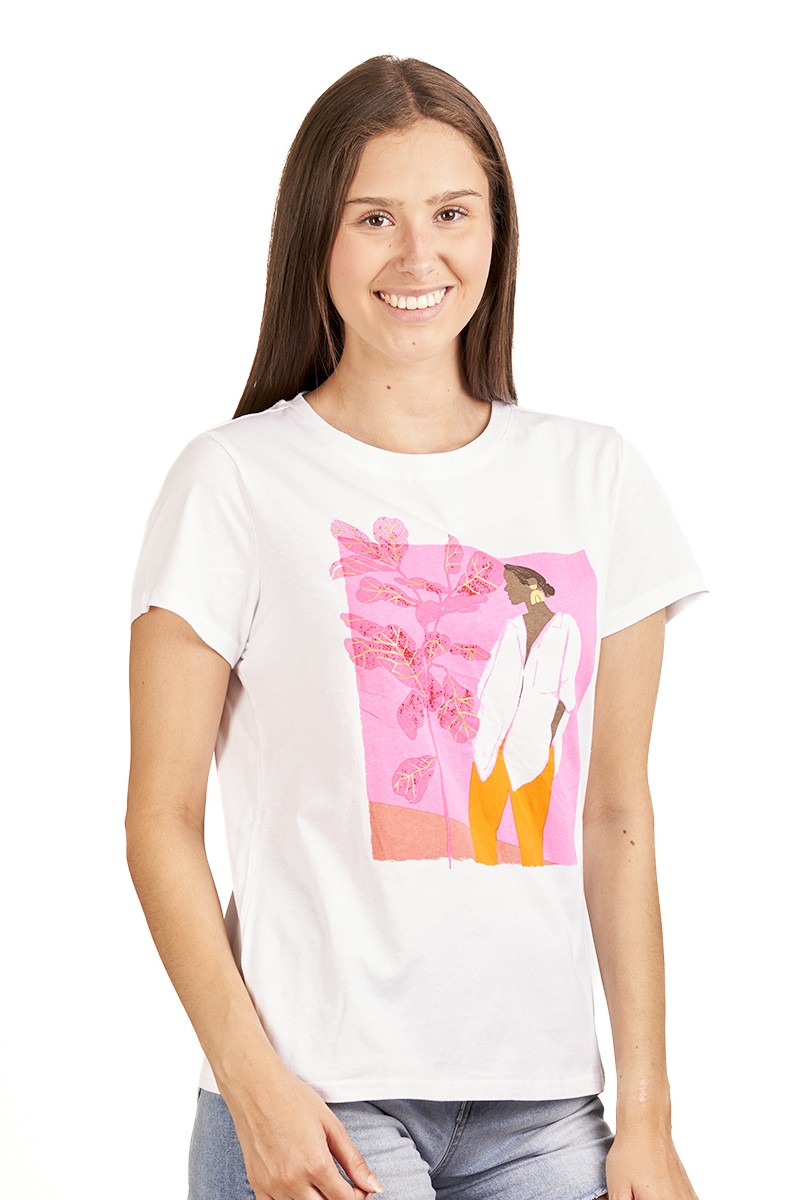 POLERA INNOCENTI MUJER MAGDA DISEÑO FUCSIA POLERA INNOCENTI MUJER MAGDA DISEÑO FUCSIA