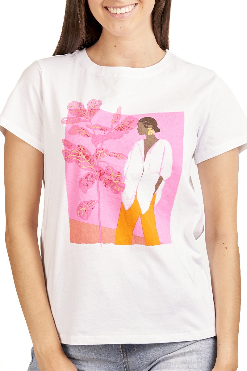 POLERA INNOCENTI MUJER MAGDA DISEÑO FUCSIA POLERA INNOCENTI MUJER MAGDA DISEÑO FUCSIA