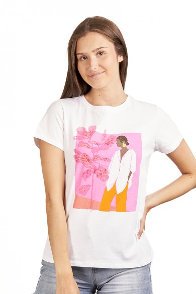 POLERA INNOCENTI MUJER MAGDA DISEÑO FUCSIA