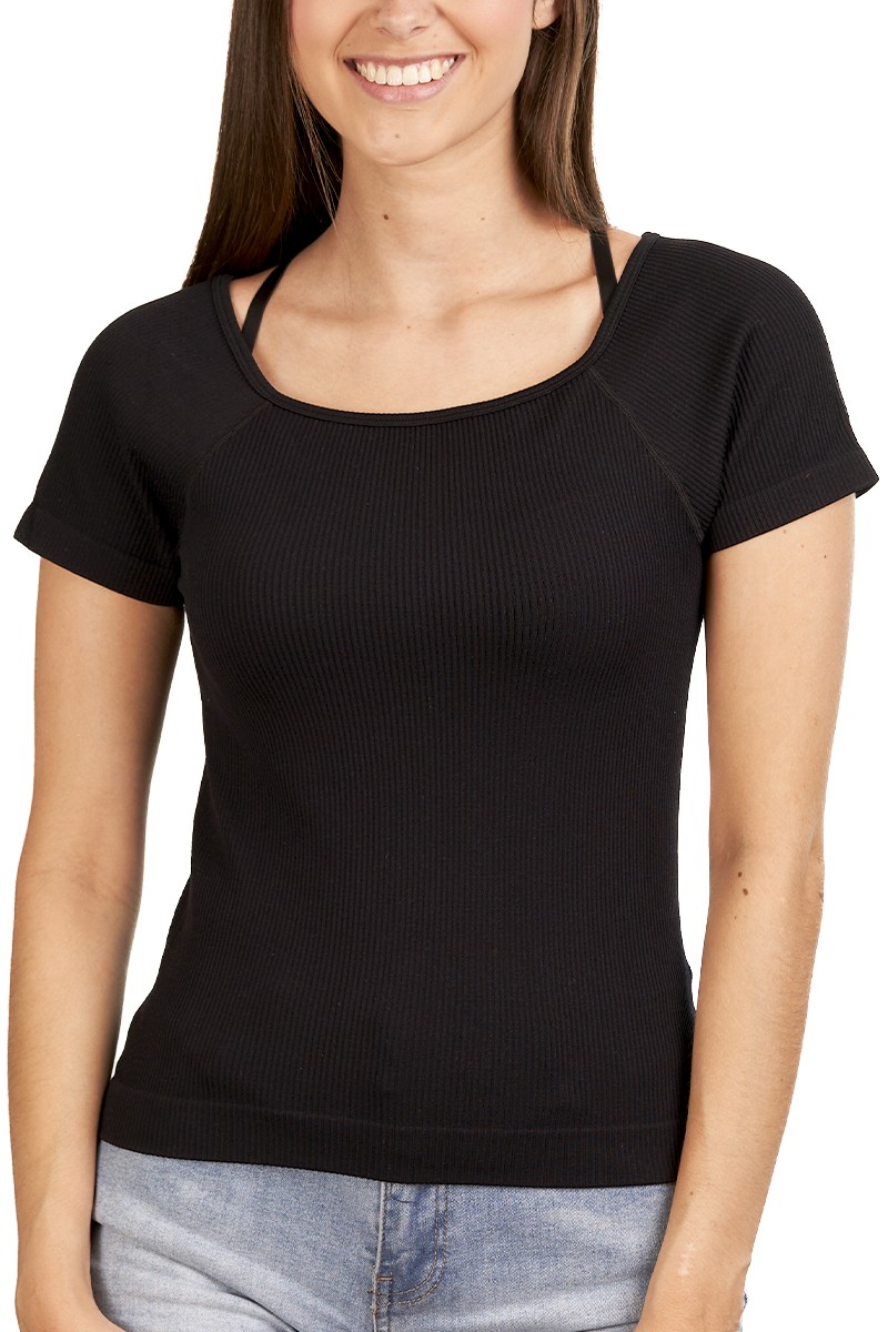 POLERA ARYA MUJER MARIANE NEGRO