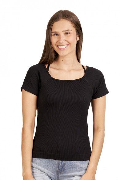POLERA ARYA MUJER MARIANE NEGRO