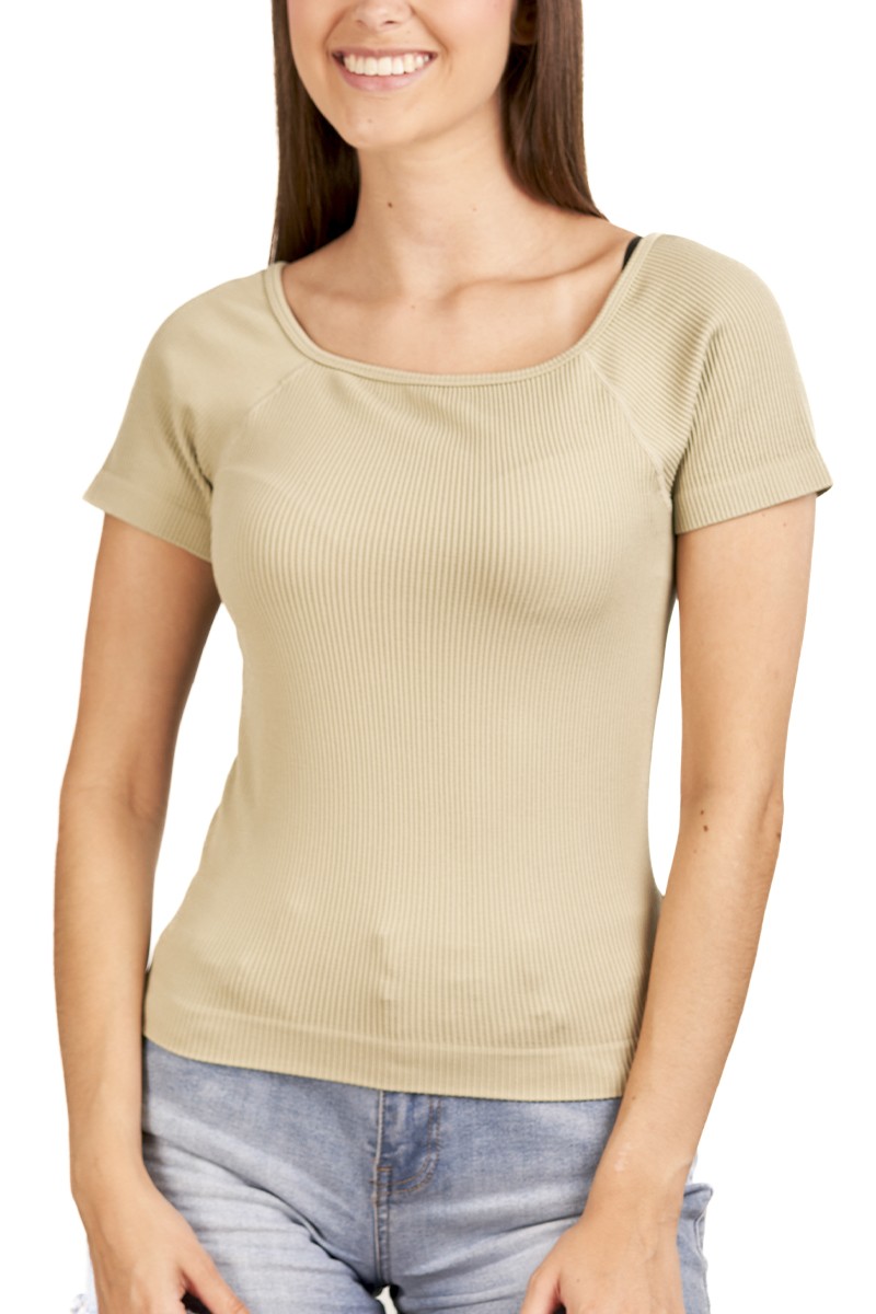 POLERA ARYA MUJER MARIANE CAFÉ