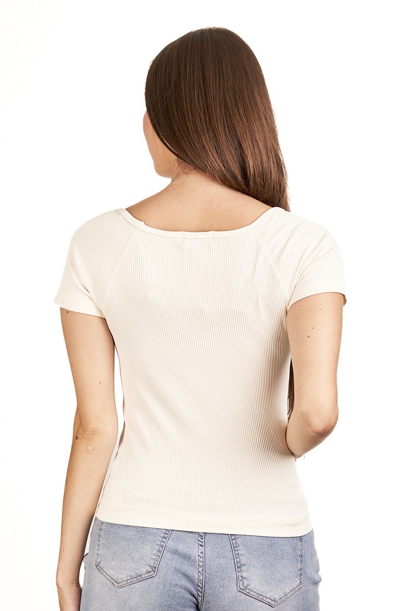 POLERA ARYA MUJER MARIANE CREMA