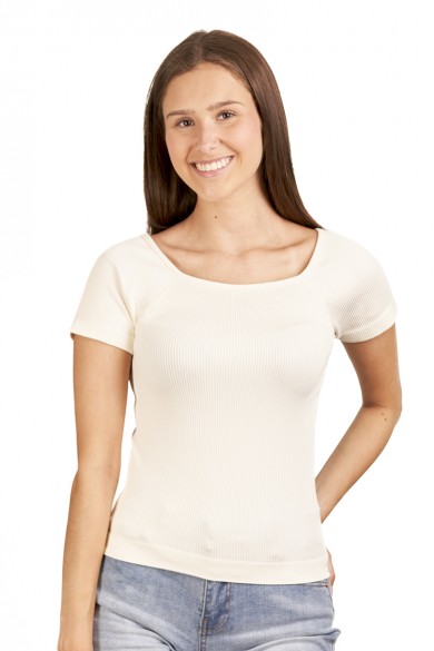 POLERA ARYA MUJER MARIANE CREMA