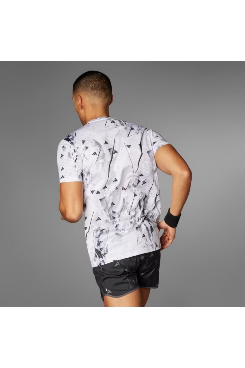 POLERA ADIDAS HOMBRE RUN IT BL TEE BLANCO