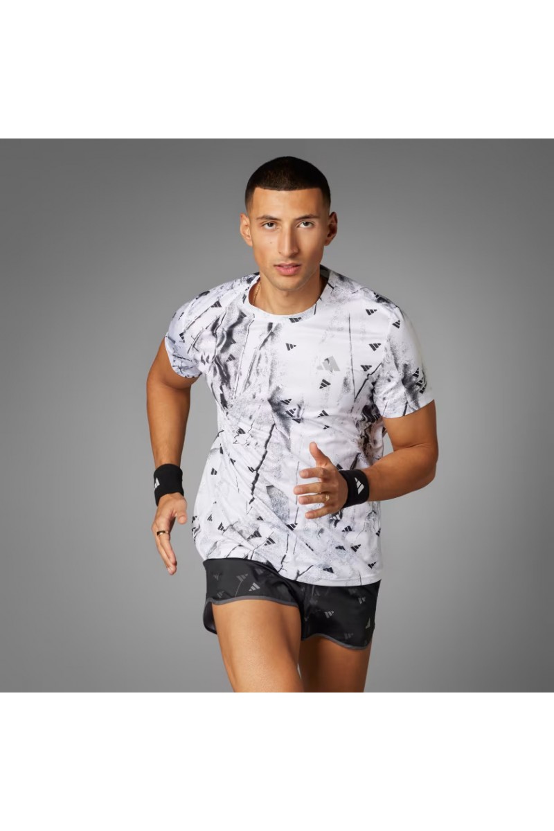 POLERA ADIDAS HOMBRE RUN IT BL TEE BLANCO