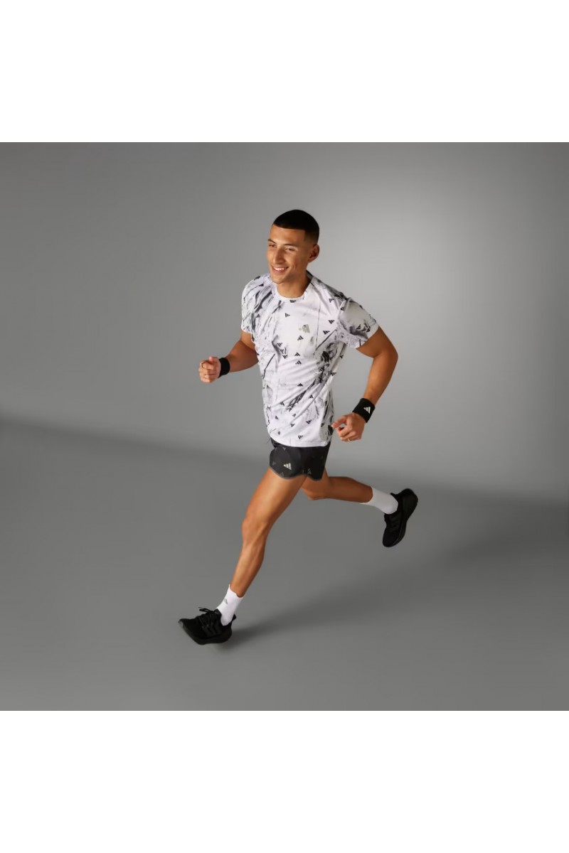 POLERA ADIDAS HOMBRE RUN IT BL TEE BLANCO