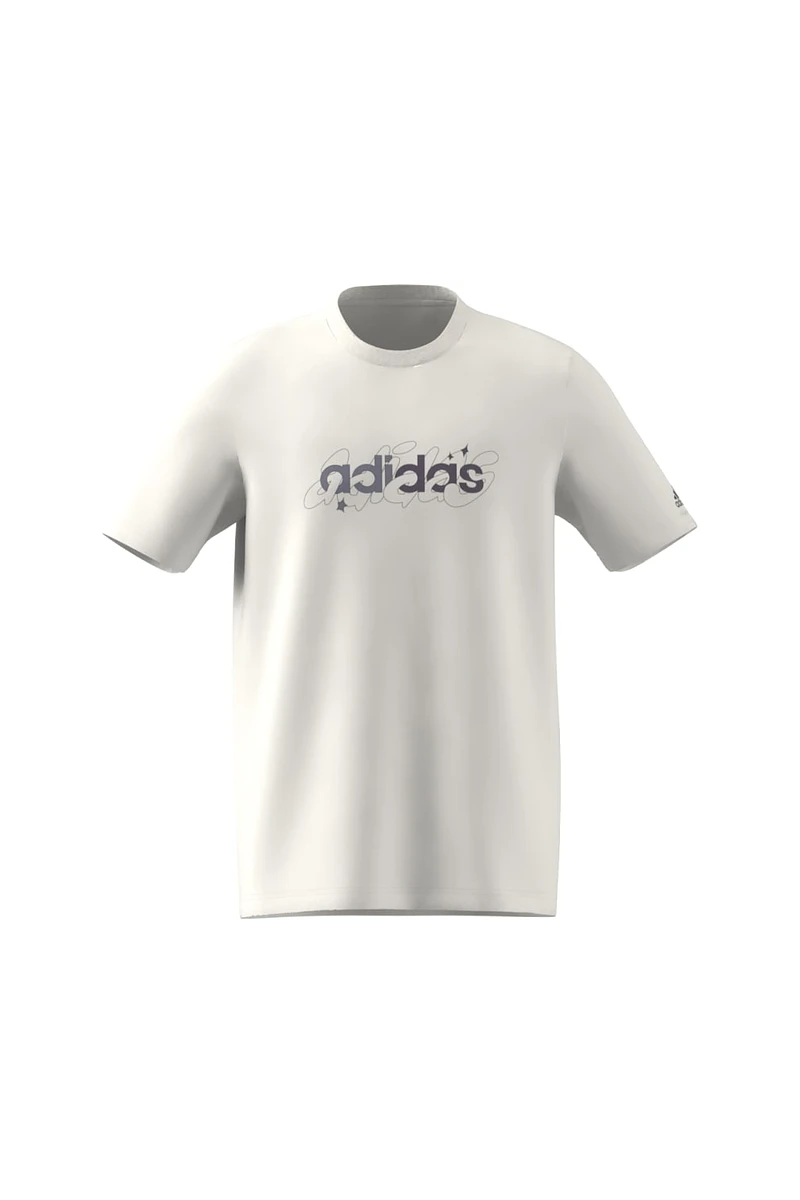 POLERA ADIDAS HOMBRE GRAPHIC BLANCO