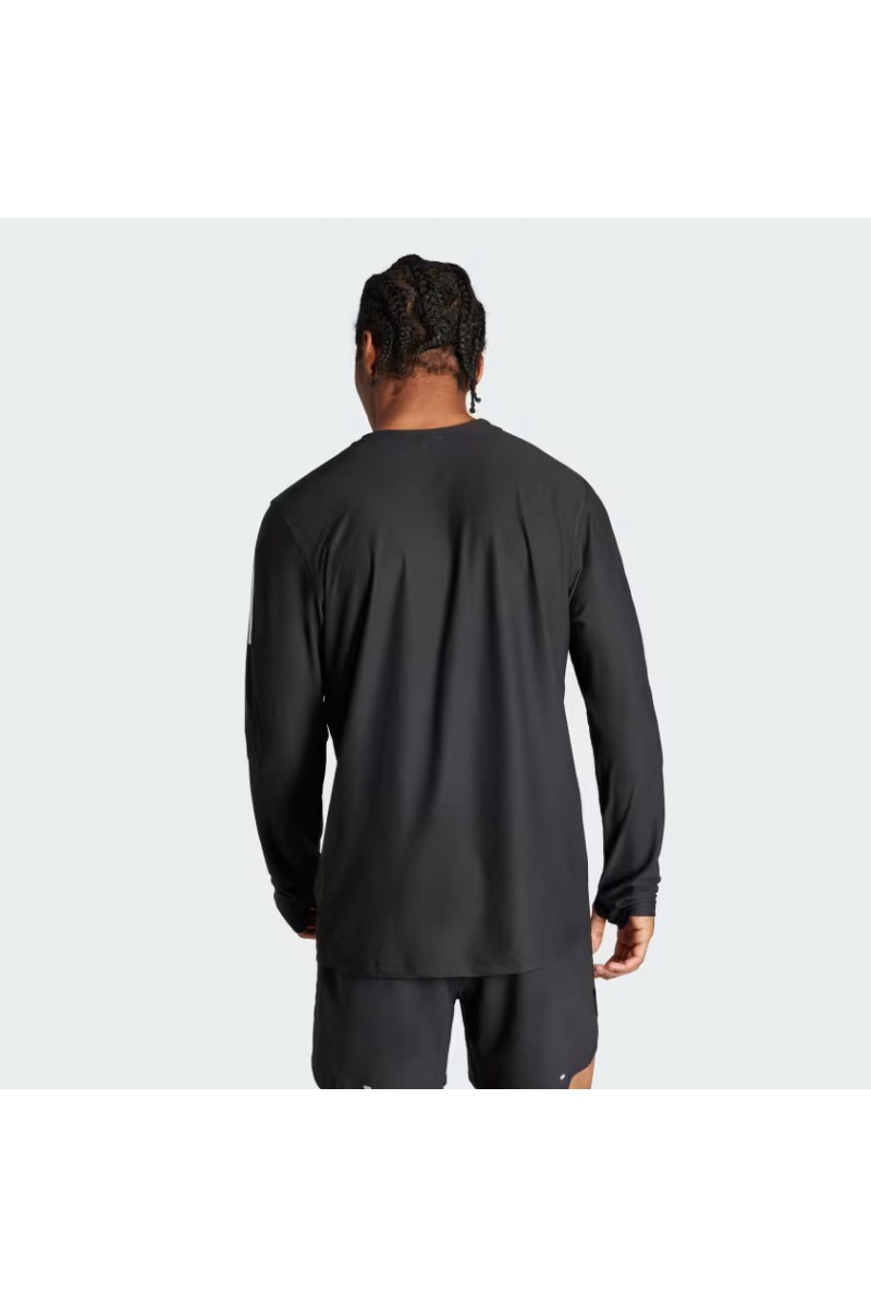 POLERA ADIDAS HOMBRE MANGA LARGA OWN THE RUN NEGRO POLERA ADIDAS HOMBRE MANGA LARGA OWN THE RUN NEGRO