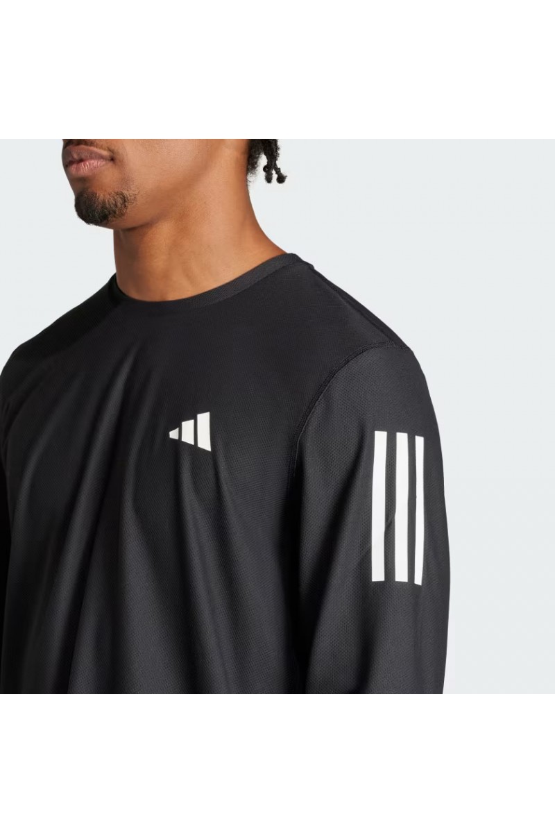 POLERA ADIDAS HOMBRE MANGA LARGA OWN THE RUN NEGRO POLERA ADIDAS HOMBRE MANGA LARGA OWN THE RUN NEGRO