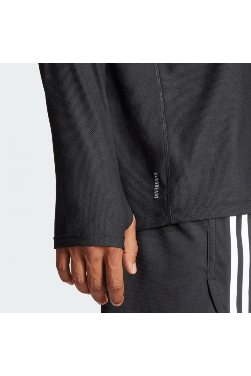POLERA ADIDAS HOMBRE MANGA LARGA OWN THE RUN NEGRO POLERA ADIDAS HOMBRE MANGA LARGA OWN THE RUN NEGRO