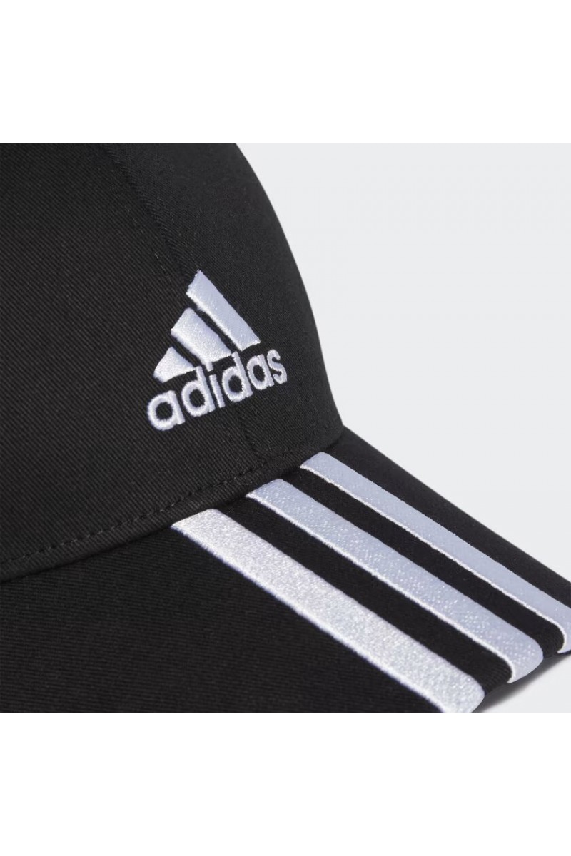 JOCKEY ADIDAS UNISEX BEISBOL 3 TIRAS NEGRO