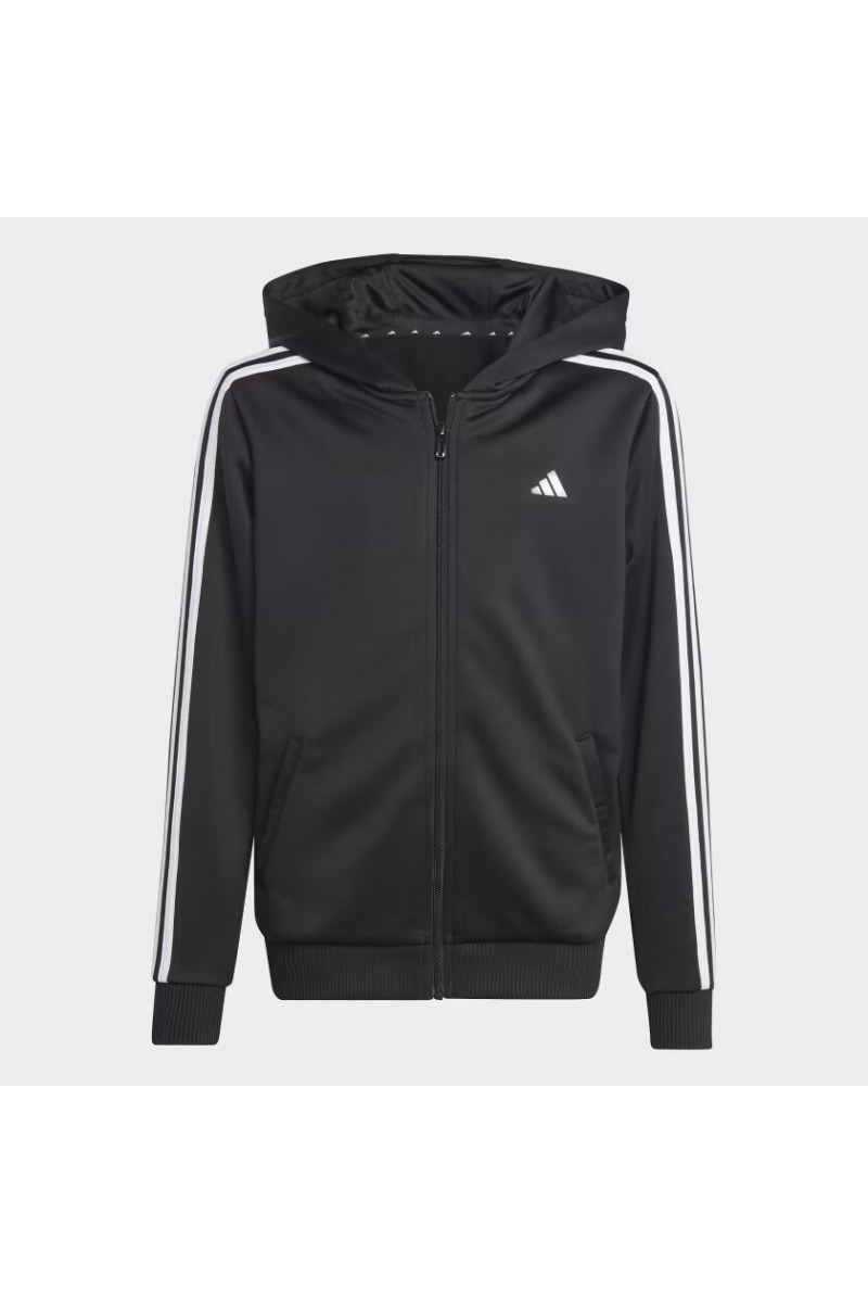 CHAQUETA ADIDAS NIÑO TRAIN ESSENTIAL 3 TIRAS NEGRO CHAQUETA ADIDAS NIÑO TRAIN ESSENTIAL 3 TIRAS NEGRO