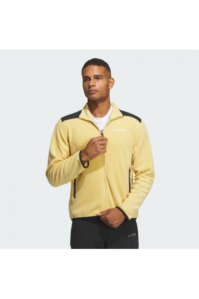 POLAR ADIDAS TERREX HOMBRE PERCCHADO MOSTAZA