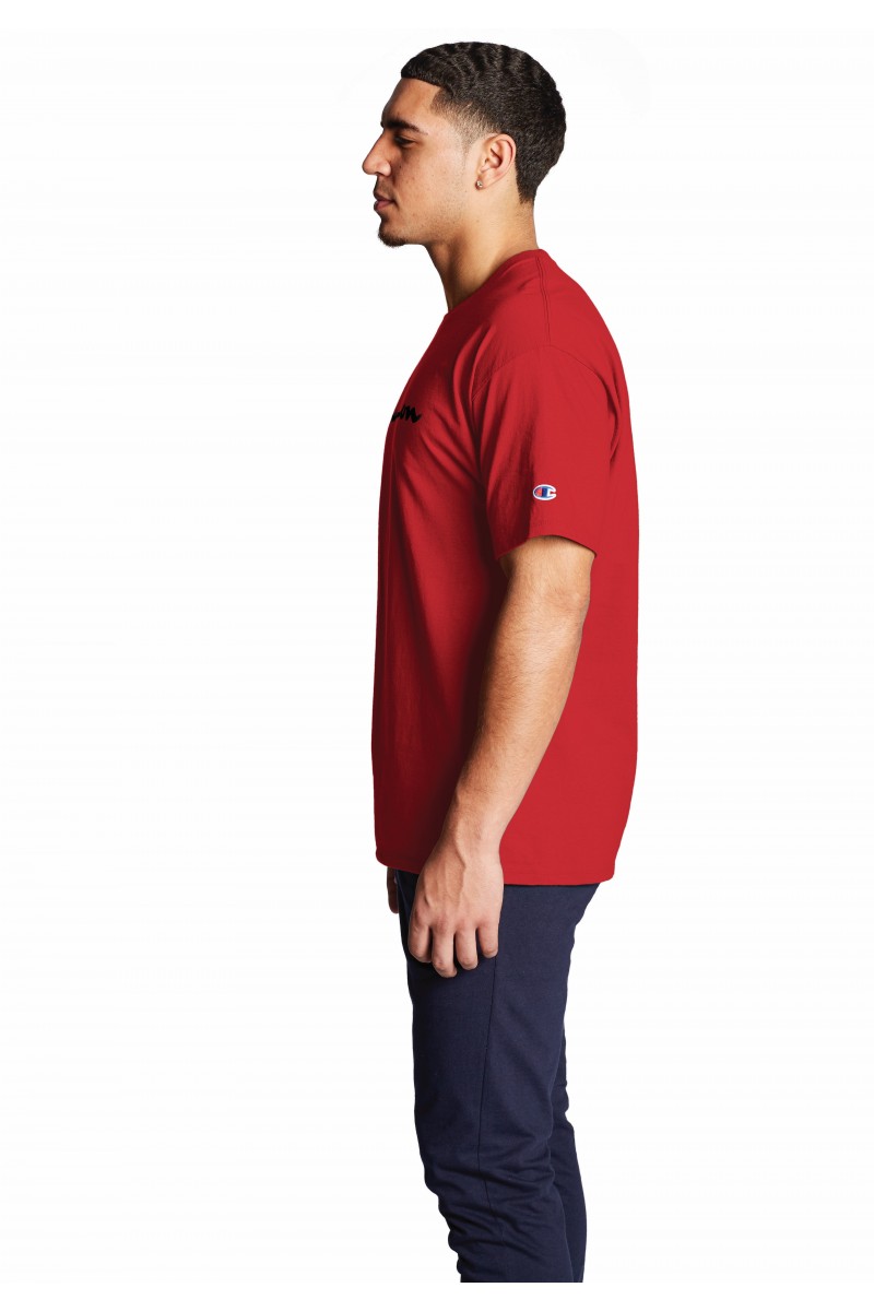 POLERA CHAMPION HOMBRE CLASSIC GRAPHIC ROJO