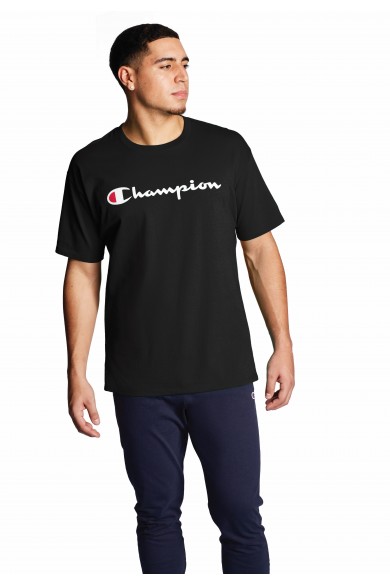 POLERA CHAMPION HOMBRE CLASSIC GRAPHIC NEGRO