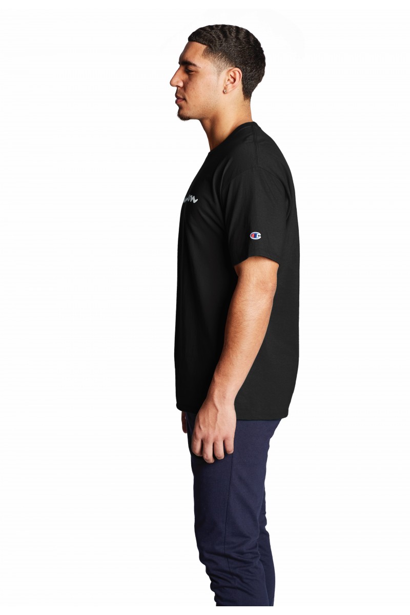 POLERA CHAMPION HOMBRE CLASSIC GRAPHIC NEGRO