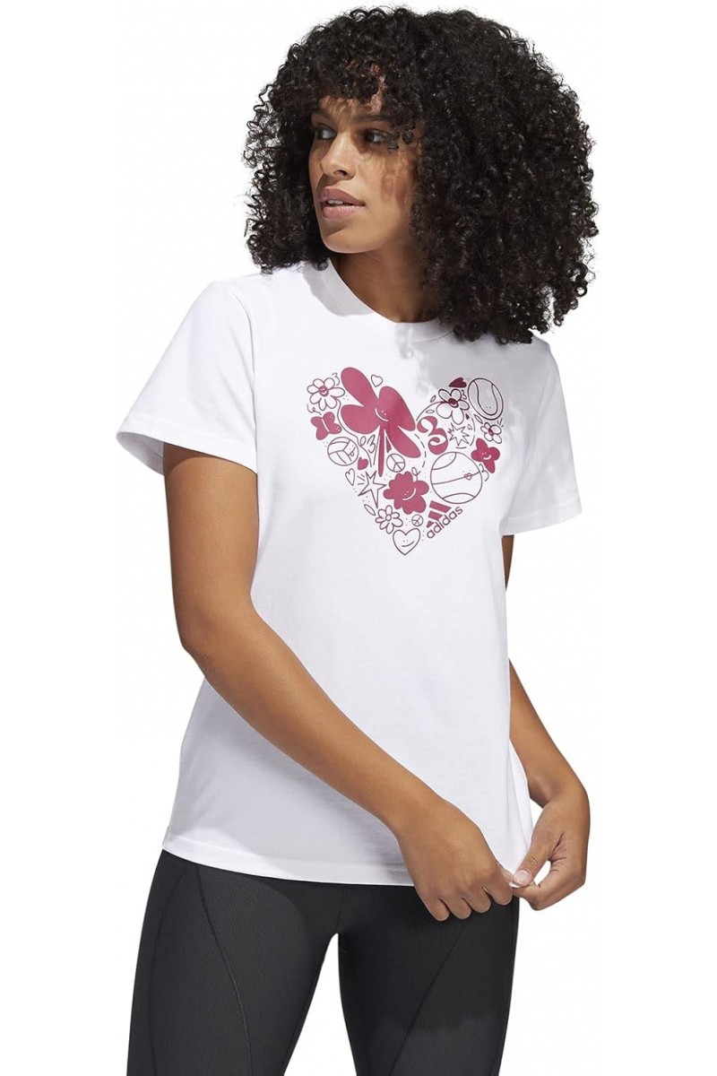 POLERA ADIDAS MUJER BLANCO