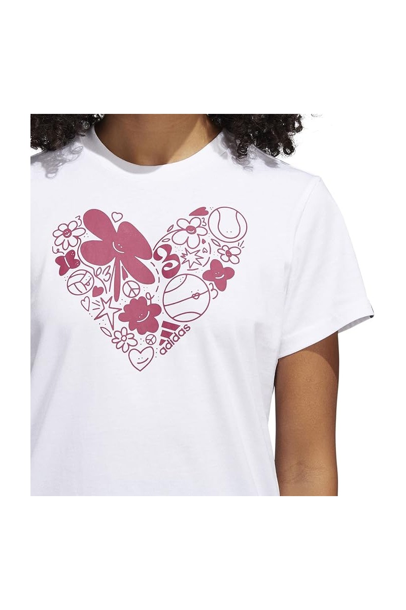 POLERA ADIDAS MUJER BLANCO