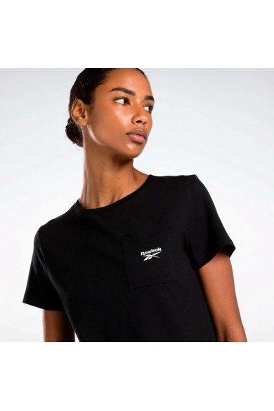 POLERA REEBOK MUJER IDENTITY NEGRO