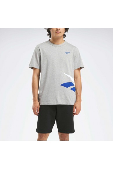 POLERA REEBOK HOMBRE GRIS